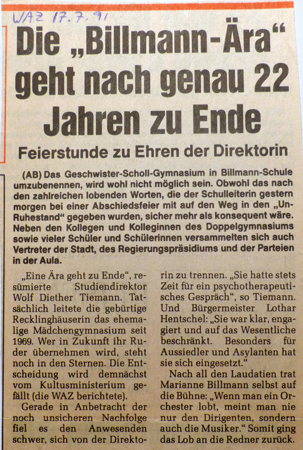 WAZ, 17.7.1991