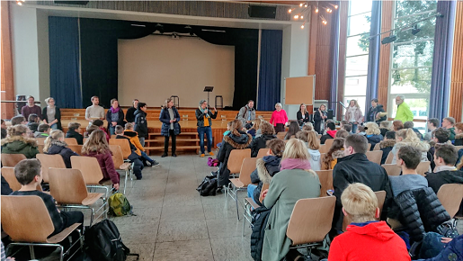 2019 12 08 Matheolympiade Begrußung Aula
