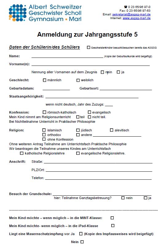 2021 01 27 Anmeldeformular
