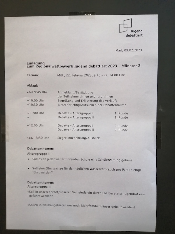 2023 02 26 Jugend debattiert Regionalwettbewerb7